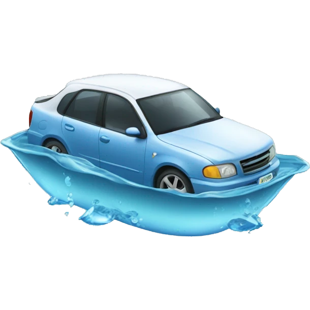 Car on water emoji