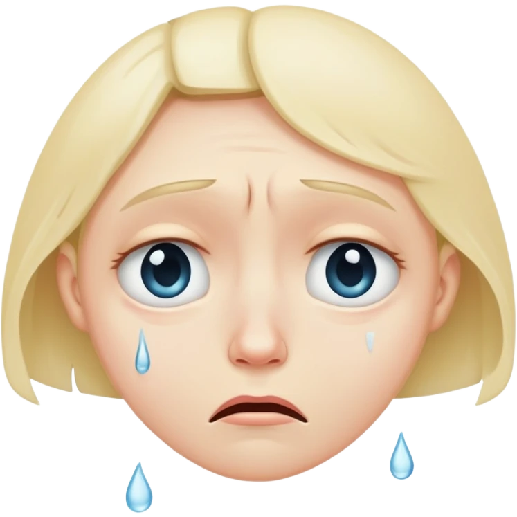 freaky sad face emoji