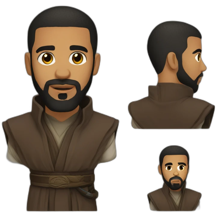 drake as a jedi emoji