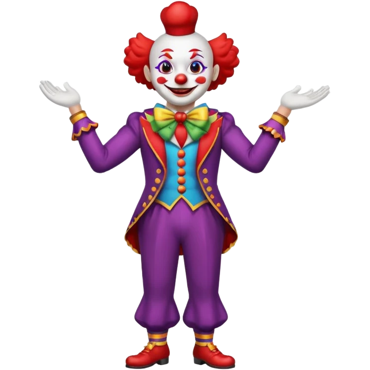 circus clown full body emoji