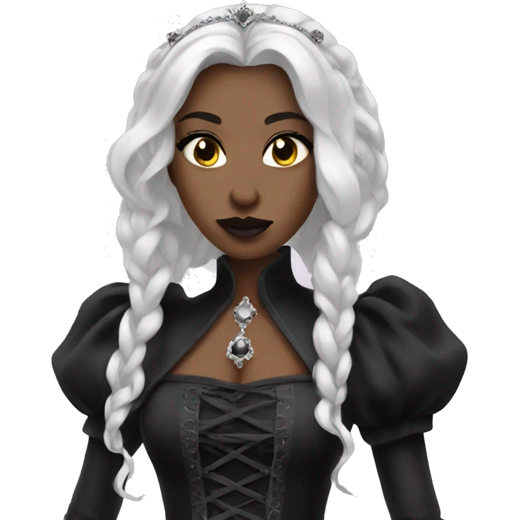 Hot gothic princess emoji
