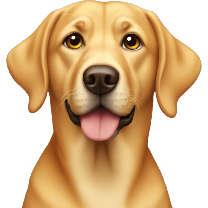 Red yellow lab emoji