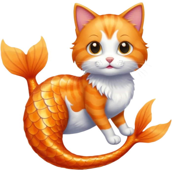 mermaid cat emoji