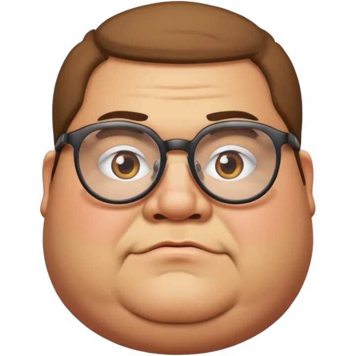 Big fat guy with Baka emoji
