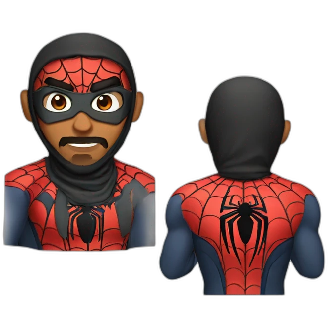 Arab spiderman emoji