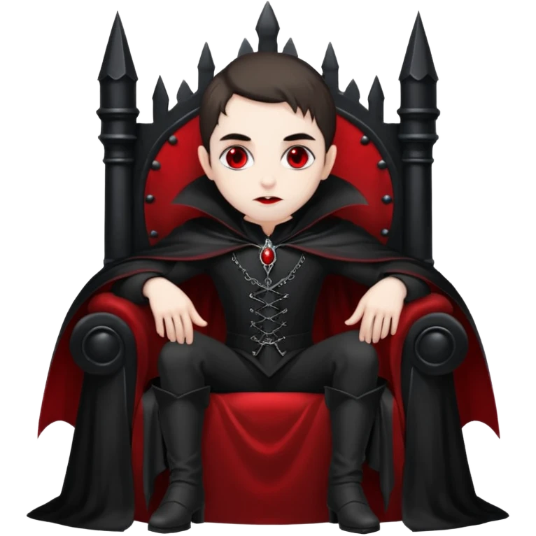 real vampire in a throne emoji
