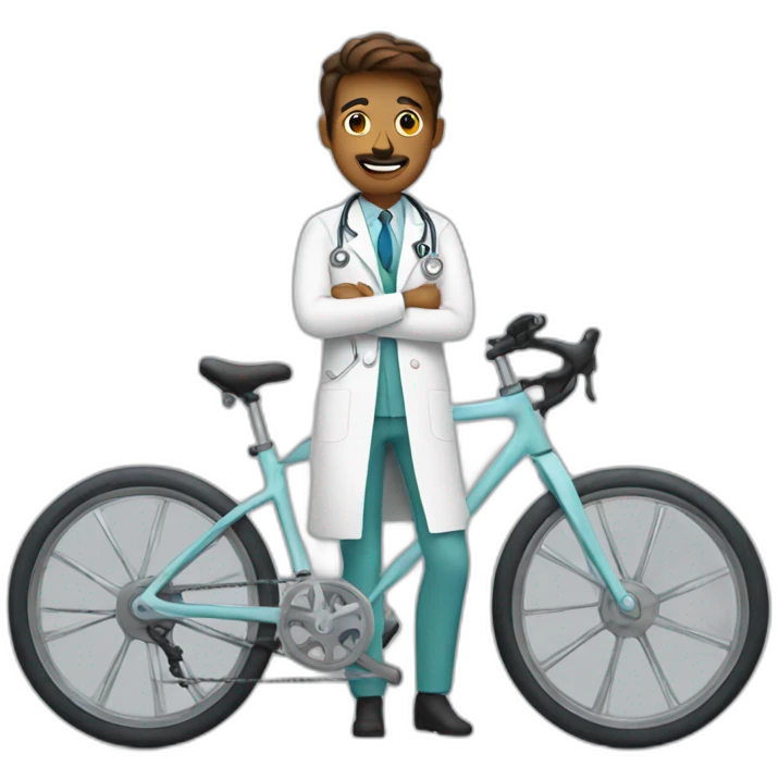 doctor on the bike emoji