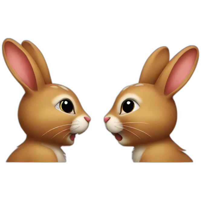 rabit kiss emoji