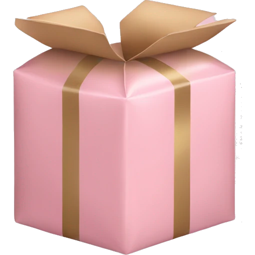light pink package emoji