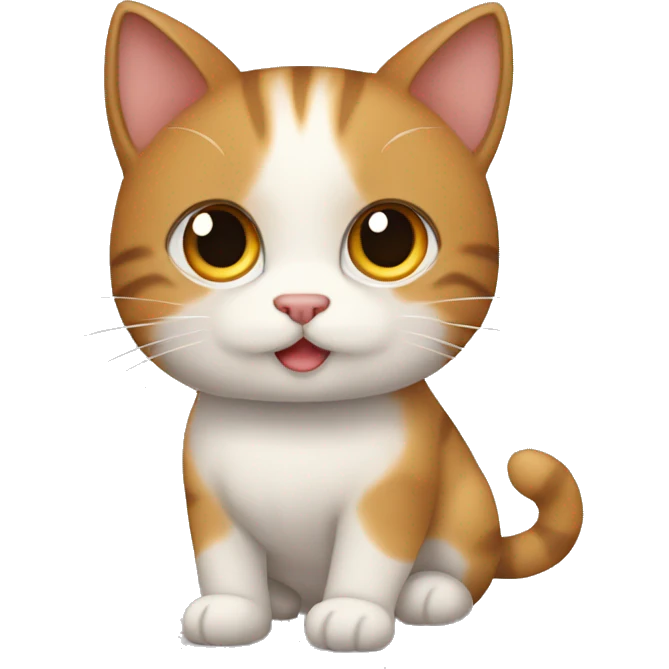 gato y sus crias emoji