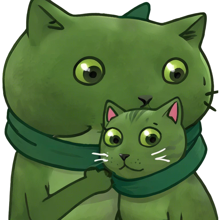 Cats hugging  emoji