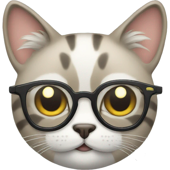 cat with glasses emoji