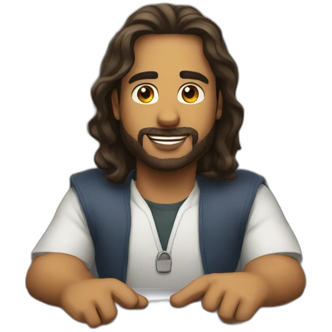 Cristianno en train de dire suuu emoji