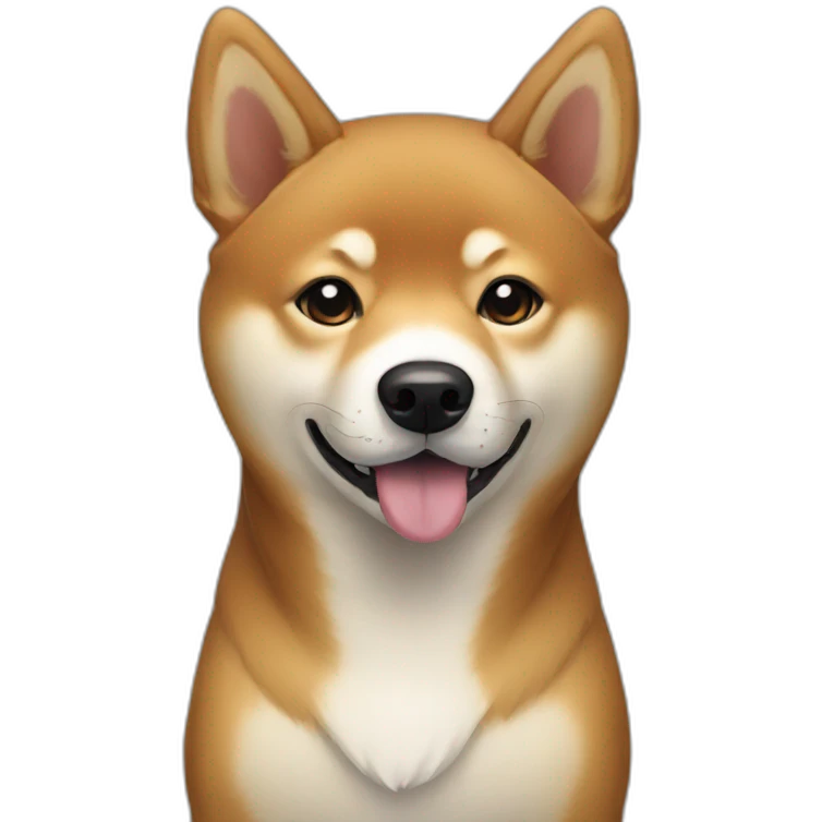 shiba black and tan emoji