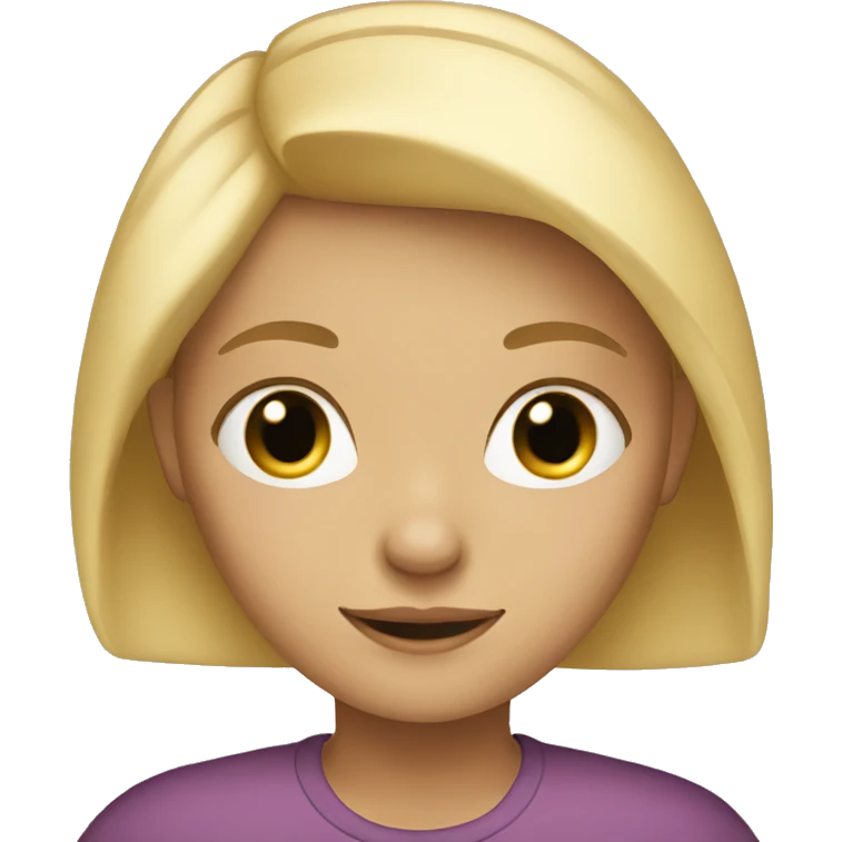 Blonde girl emoji