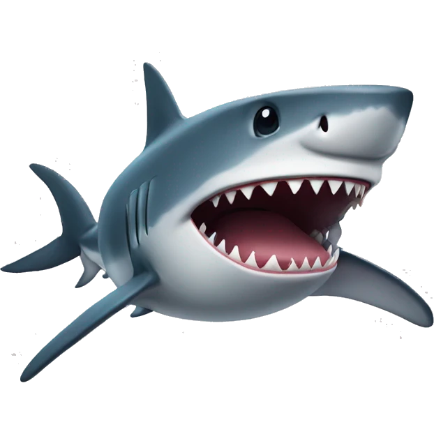 Shark smile  emoji