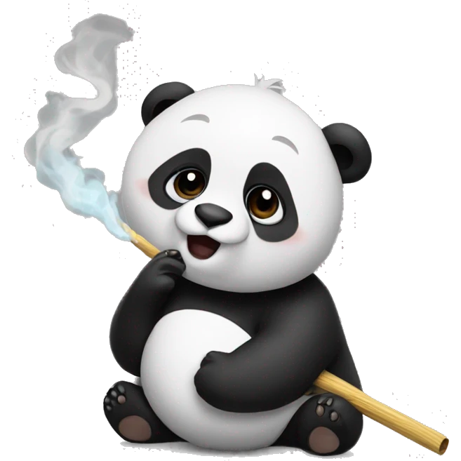 panda holdinincense emoji