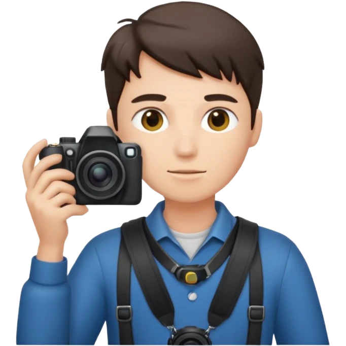 photographer facing away emoji