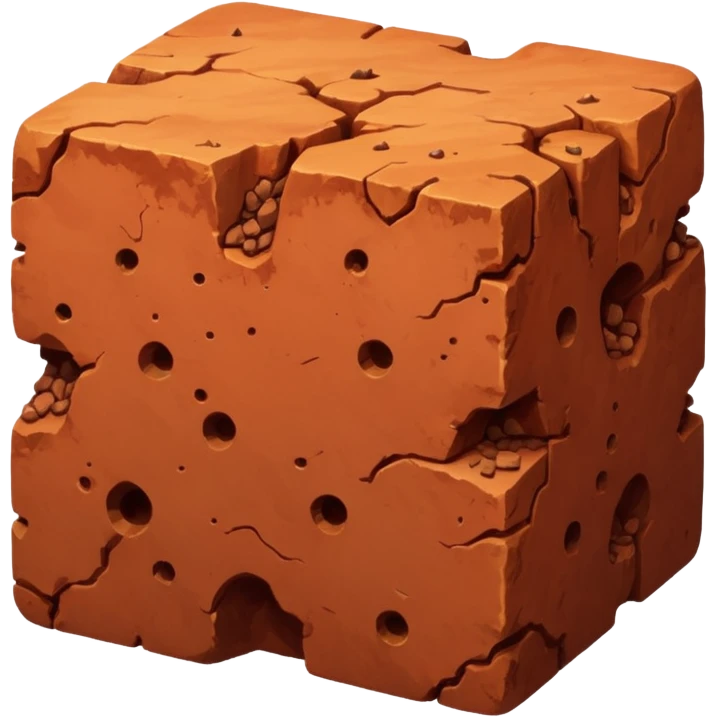 generate an ultra realistic piece of bauxite emoji