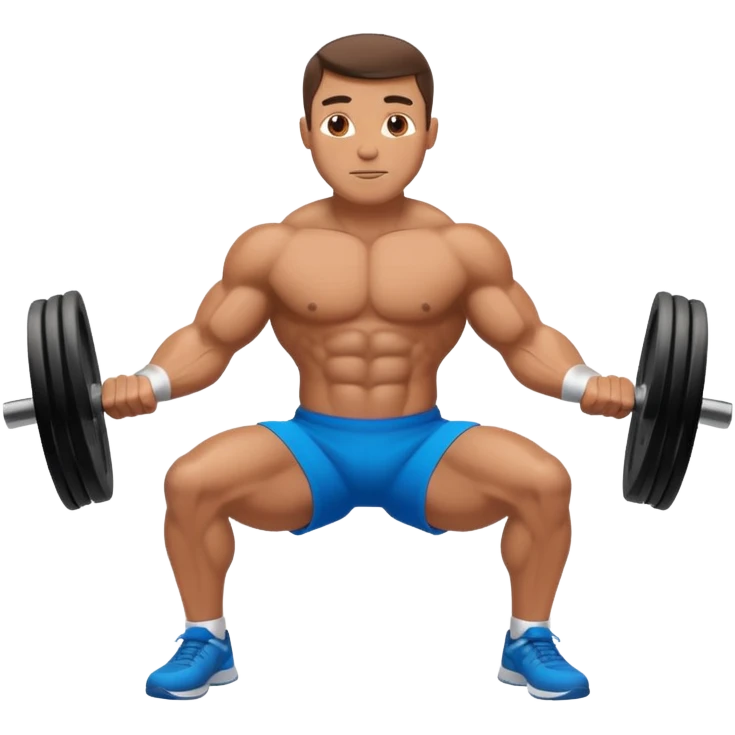 muscle man workout emoji