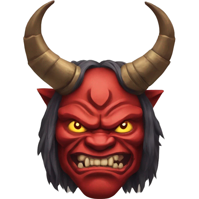 red Oni oni emoji