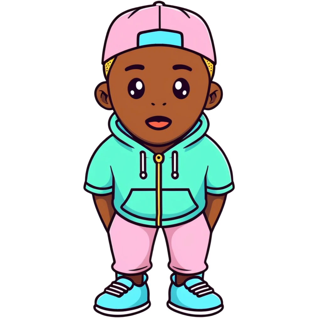 Tyler the Creator wearing his pastel CHROMAKOPIA outfit emoji