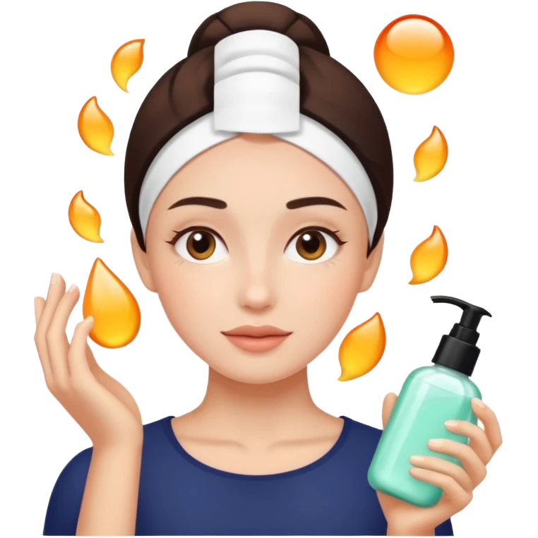 try different skincare products emoji
