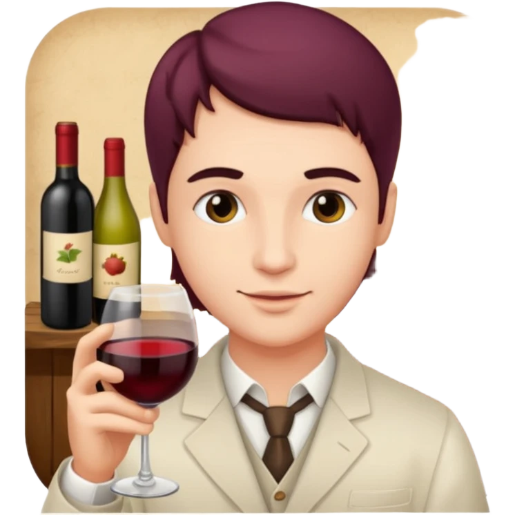 a wine taster emoji