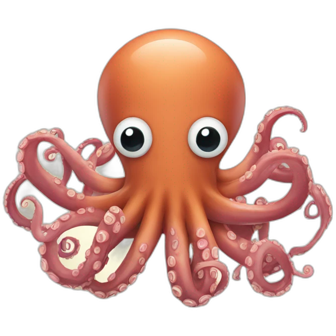 Octopus holding 7 sausages in its tentacleS emoji
