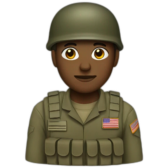 Soldier emoji