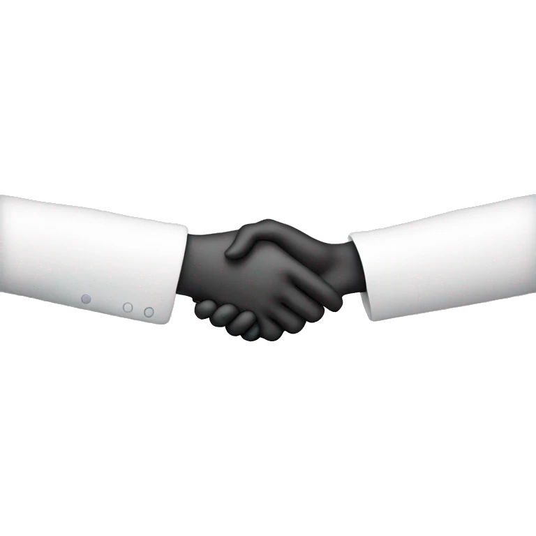 handshake-whitecoat-robot emoji