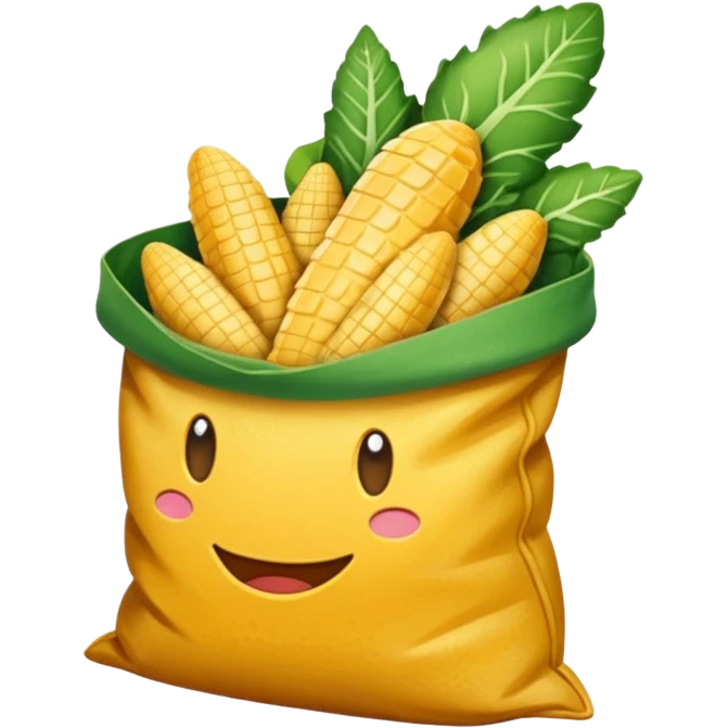 Patatine nel sacchetto emoji