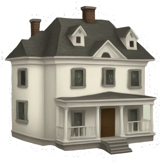White pentahouse in the style of old money emoji