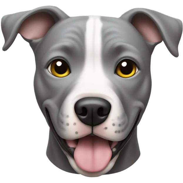 pitbull gris bebé  emoji