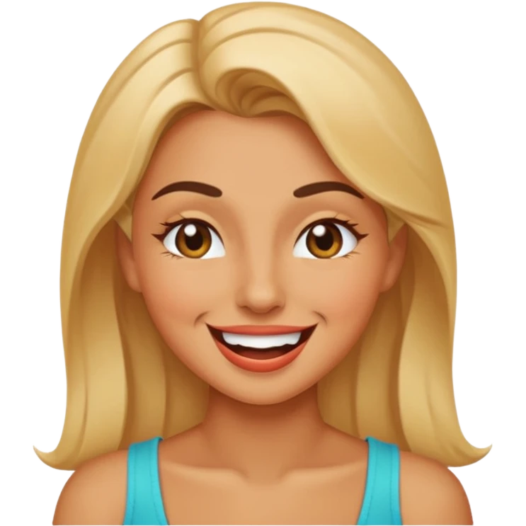 Being sexy and winking emoji
