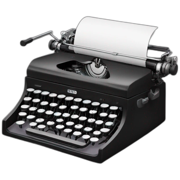 typewriter emoji