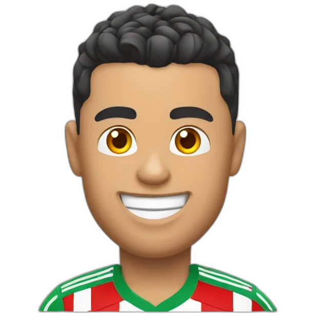 Ronaldo qui boit du Coca-Cola emoji