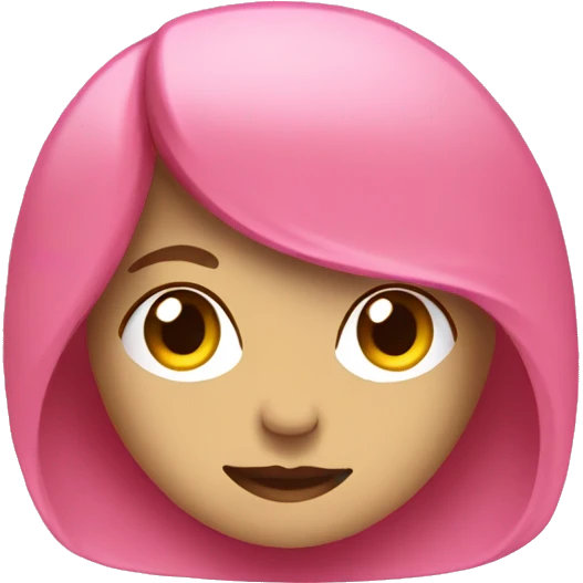 disque couleur rose uni emoji