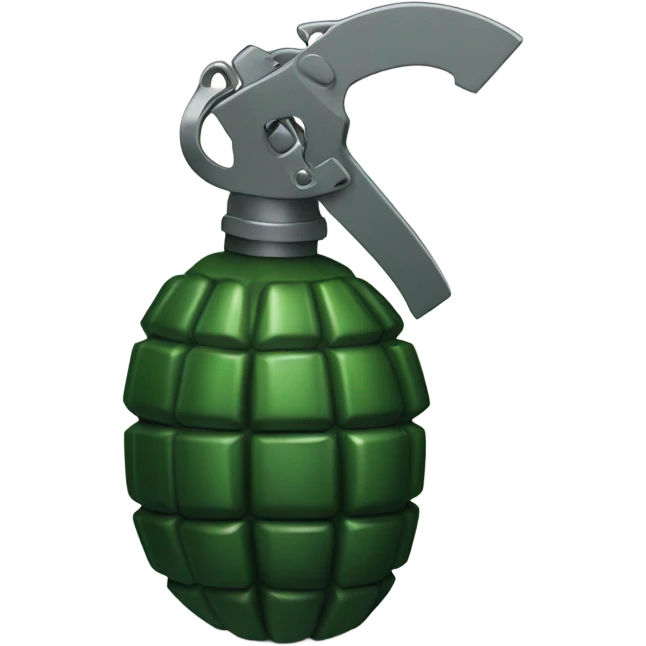 Green grenade emoji