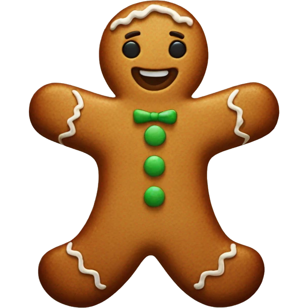 Gingerbread man  emoji