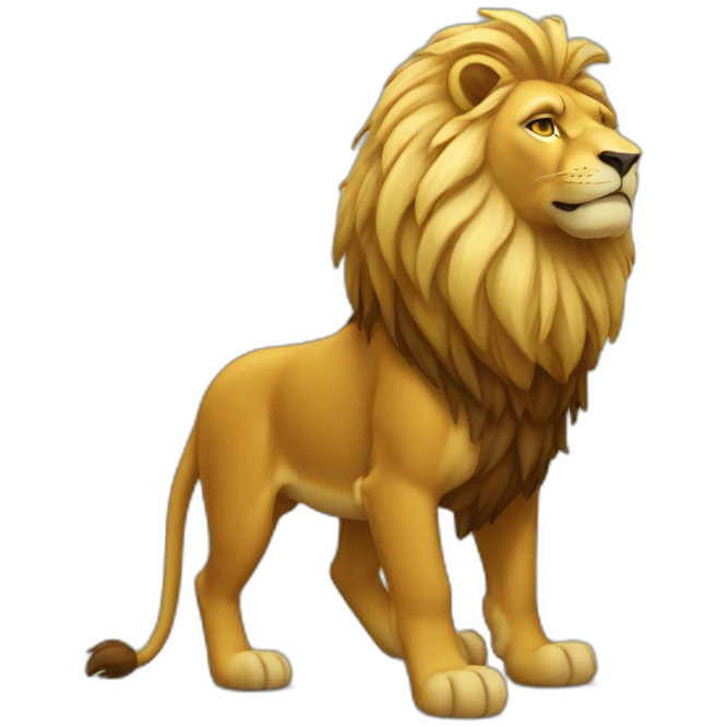 Donald sur lion emoji