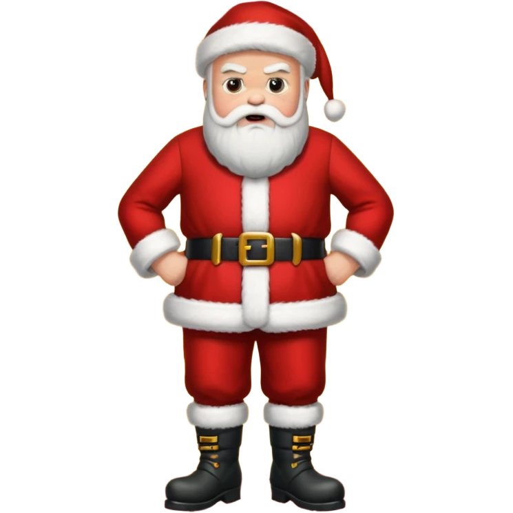 scarry santa emoji