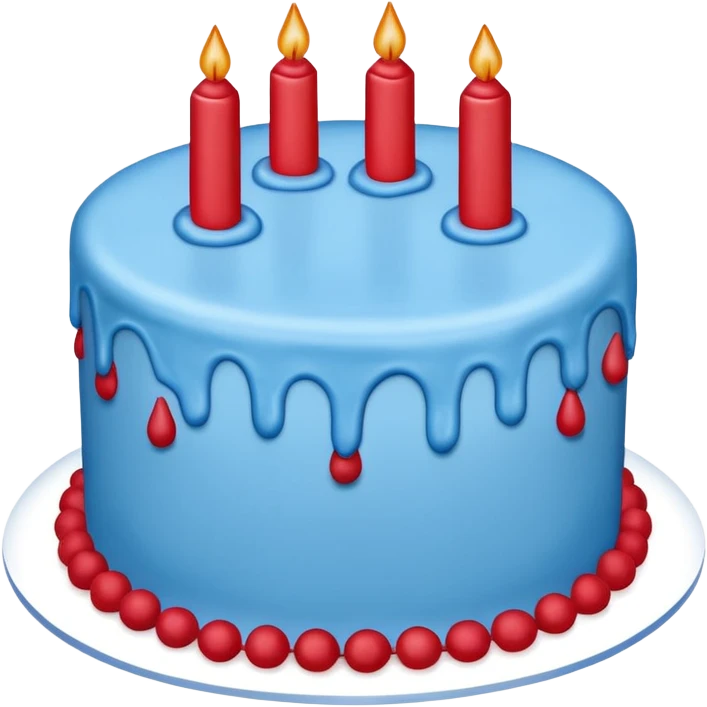 cakebchart 98% blue 2% red emoji