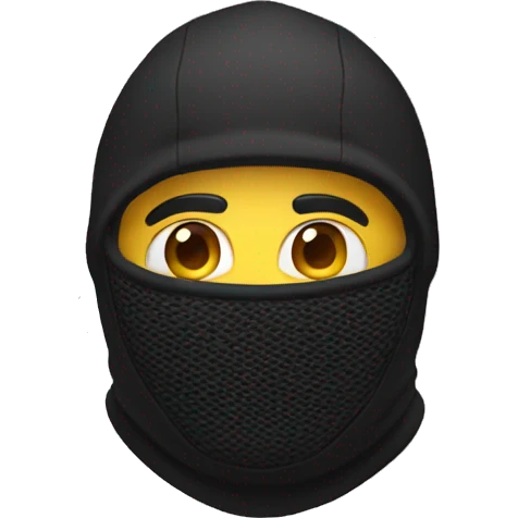 balaclava  emoji