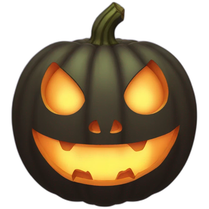 Spooky pumkin emoji