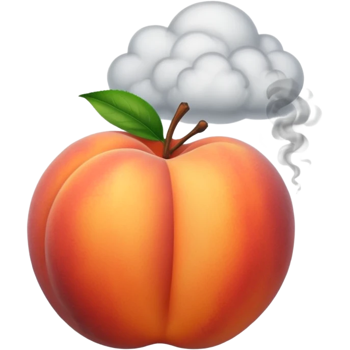 🍑+💨 emoji