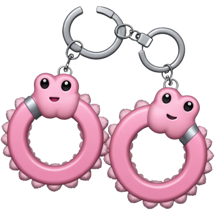 Fuzzy handcuffs emoji