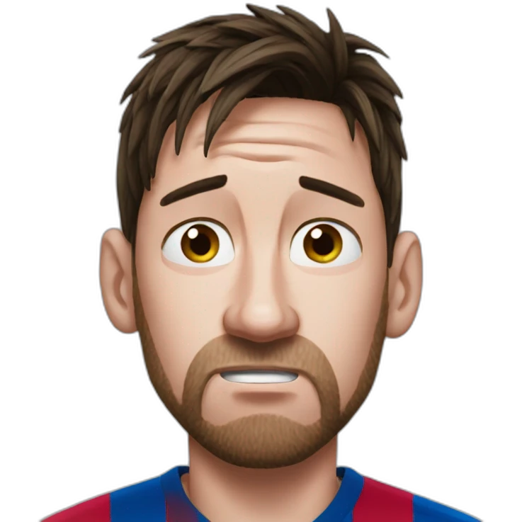 Messi-crying emoji