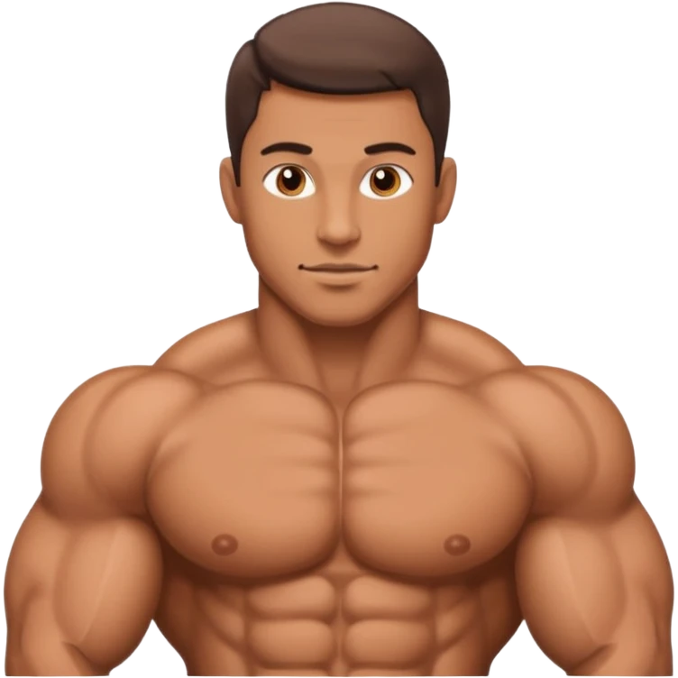 Pênis realista em um corpo masculino  emoji