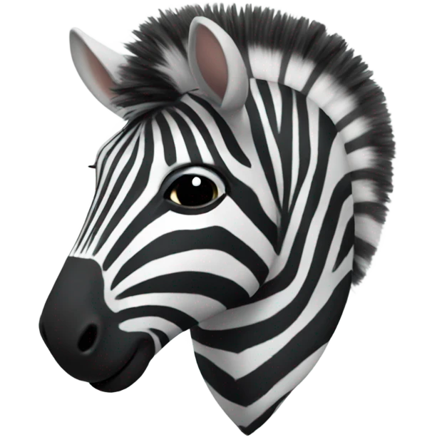 zebra heart emoji